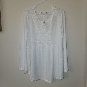 NWT Women's Weekend Suzanne Betro Tunic L